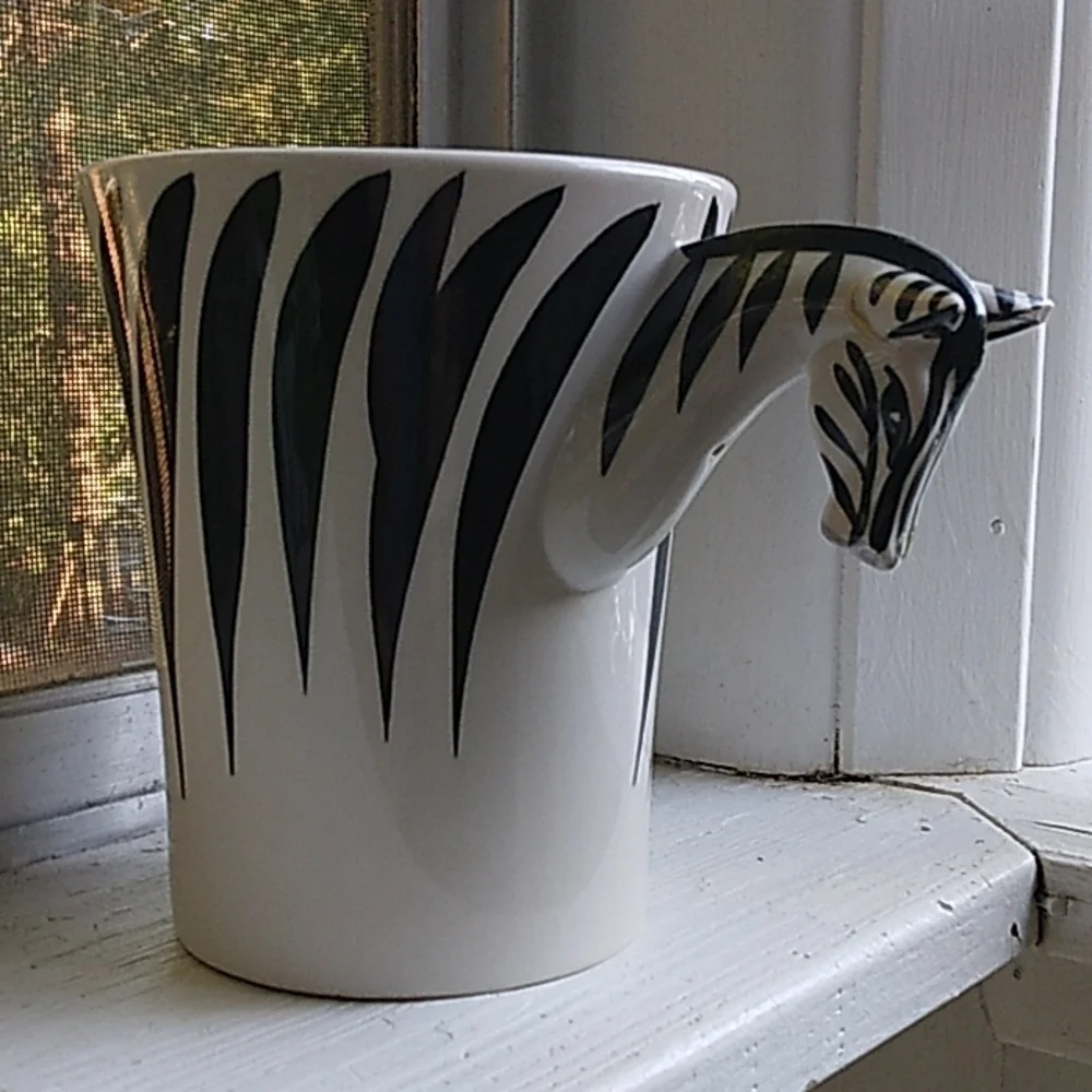 Pier 1 Zebra Mug